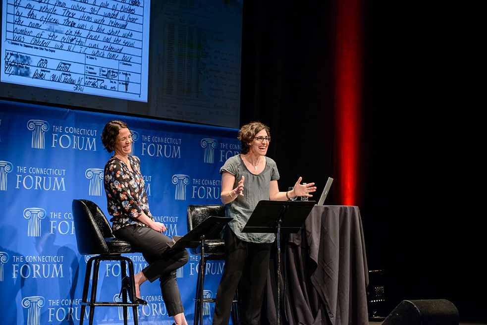 Julie Snyder and Sarah Koenig